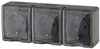 Миниатюра фото розетка эра 3х2p+e ip54 со шторками 16a 250v 11-2406-03 б0020723 | 220svet.ru