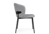 Миниатюра фото стул на металлокаркасе woodville рикко серый (81 cloud) / черный 674677 | 220svet.ru