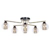 Миниатюра фото потолочная люстра arte lamp manchester a7045pl-6bk | 220svet.ru