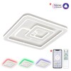 Миниатюра фото потолочная светодиодная люстра с пультом ду citilux квест cl739b150e rgb | 220svet.ru