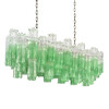 Миниатюра фото подвесная люстра loft it murano 10580/1000r clear green | 220svet.ru
