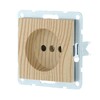 Миниатюра фото розетка lk studio без з/к, со шторками (сосна) lk60 863325-1 | 220svet.ru