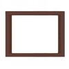 Миниатюра фото вставка 2-модульная mono electric larissa коричневый 103-000800-153 | 220svet.ru