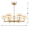 Миниатюра фото подвесная люстра favourite mateo 2634-6p | 220svet.ru