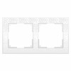 Миниатюра фото рамка на 2 поста werkel flock белый w0022301 | 220svet.ru
