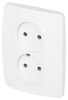 Миниатюра фото розетка эра серия 12 12-2107-01м двойная 2x2p 16а-250в белый матовый б0065688 | 220svet.ru