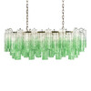 Миниатюра фото подвесная люстра loft it murano 10580/1000r clear green | 220svet.ru