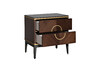 Миниатюра фото тумба прикроватная шпон 2 ящика garda decor 151sv-10001 | 220svet.ru