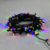 Миниатюра фото гирлянда нить с колпачком 10м разноцветная 24в, 100 led, провод черный пвх, ip65 ltc pst100cap-11-1m | 220svet.ru