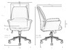 Миниатюра фото кресло руководителя dobrin samuel lmr-125b_ch-m_el-grey-12313 | 220svet.ru