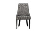 Миниатюра фото стул рогожка золото/черный santo302-chzol 56*65*101см garda decor elegante-3k-santo302-chzol | 220svet.ru
