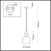 Миниатюра фото подвесной светильник lumion gillian 4589/1b | 220svet.ru