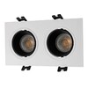 Миниатюра фото встраиваемый светильник denkirs dk3072-wh+bk | 220svet.ru