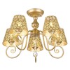 Миниатюра фото потолочная люстра myfar ceiling luna mr1314-5c | 220svet.ru