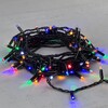 Миниатюра фото гирлянда нить с колпачком 10м разноцветная с мерцанием белого диода 220в, 100 led, провод черный пвх ltc pst100blwcap-11-2m | 220svet.ru