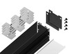 Миниатюра фото профиль накладной/подвесной  для светодиодной ленты ambrella illumination profile system gp2500bk | 220svet.ru