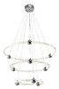 Миниатюра фото подвесная светодиодная люстра zortes  auralia  zrs.57791.171 | 220svet.ru