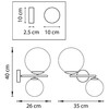 Миниатюра фото бра lightstar globo 815621 | 220svet.ru