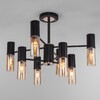Миниатюра фото подвесная люстра eurosvet 70125/8 черный | 220svet.ru