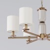 Миниатюра фото подвесная люстра eurosvet 60146/6 латунь | 220svet.ru