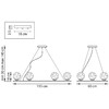 Миниатюра фото подвесная люстра lightstar bari 815263 | 220svet.ru