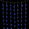 Миниатюра фото гирлянда занавес облегченный 2 x 2 м синий 220в, 400 led, провод прозрачный пвх, ip54 ltc pcl400not-10-2b | 220svet.ru