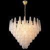 Миниатюра фото подвесная люстра crystal lux fontain sp18 gold | 220svet.ru