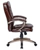 Миниатюра фото кресло руководителя dobrin donald lmr-106b_bg-p_el-brown-2456 | 220svet.ru