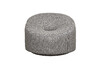 Миниатюра фото кресло поворотное рогожка черно-серый garda decor luna  luna-santo1606-chser | 220svet.ru