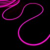 Миниатюра фото односторонний гибкий неон 8х16мм розовый 12в, ip65 ltc fr-23517 | 220svet.ru