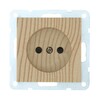Миниатюра фото розетка lk studio без з/к, со шторками (сосна) lk60 863325-1 | 220svet.ru