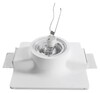 Миниатюра фото встраиваемый светильник arte lamp invisible a9410pl-1wh | 220svet.ru
