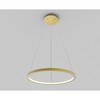 Миниатюра фото подвесной светодиодный светильник italline it013-6028 gold 3000k | 220svet.ru