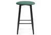 Миниатюра фото барный стул гангток катания изумруд / черный матовый | 220svet.ru