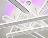 Миниатюра фото потолочный светодиодный светильник с подсветкой rgb с пультом ambrella light acrylica fa8907 | 220svet.ru