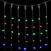 Миниатюра фото гирлянда занавес 2 x 3 м разноцветный 220в, 600 led, провод черный пвх, ip54 ltc pcl602-11-2m | 220svet.ru