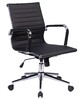 Миниатюра фото офисное кресло для руководителей dobrin clayton lmr-118b-n_ch-m_el-black-11484 | 220svet.ru