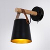 Миниатюра фото бра arte lamp thomas a7032ap-1bk | 220svet.ru