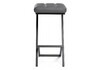 Миниатюра фото барный стул woodville амаури темно-серый / черный матовый 507433 | 220svet.ru