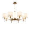 Миниатюра фото подвесная люстра freya lino fr5186pl-08bs | 220svet.ru