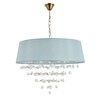 Миниатюра фото подвесная люстра indigo tenerezza 13029/8p brass v000513 | 220svet.ru