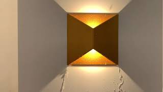 Миниатюра фото уличный настенный светодиодный светильник odeon light tibro 3909/10wl | 220svet.ru